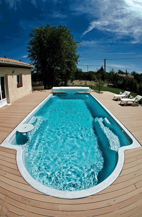 Piscina de poliéster